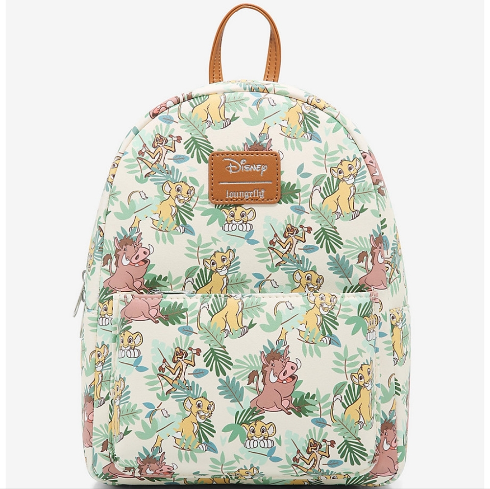 Loungefly Disney The Lion King Simba Timon & Pumbaa Mini Backpack